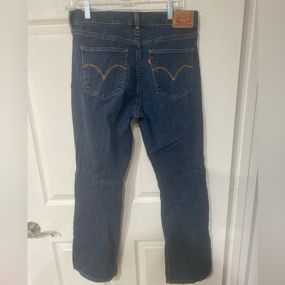 Levi’s Women’s Classic Boot Jeans Size 12 Dark Wash Made in Mexico